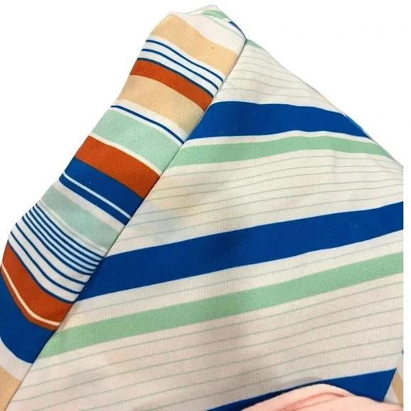 Black Halo Jodee Mini Dress in Frosty Striped Sheath Dress 12 - Picture 8 of 10